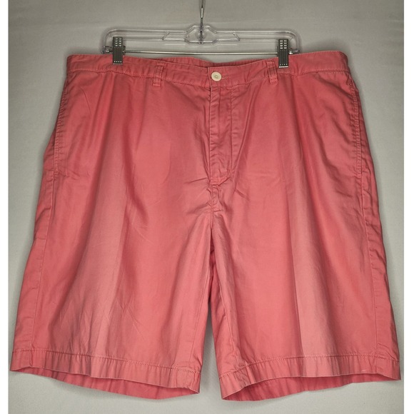 Vineyard Vines Men's Shorts 40 Pink Club Flat Front‎ 100% Cotton Preppy Summer - Picture 1 of 9